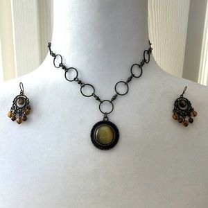 Necklace and Earrings